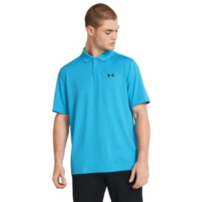 Image of Under Armour Mens UA Perf Polo Shirt Capri/Black M