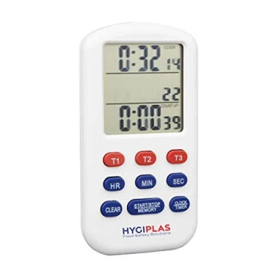Image of Hygiplas Triple Timer 90X70X14mm Kitchen Catering Food Preparation