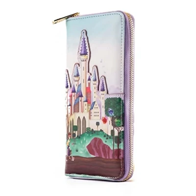 Image of loungefly x Disney Sleeping Beauty Castle Series Zip Around Wallet