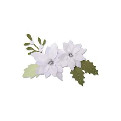 Image of Sizzix Framelits Die Set 10PK w/8PK Stamps Floral Safari by Olivia Rose, One Size