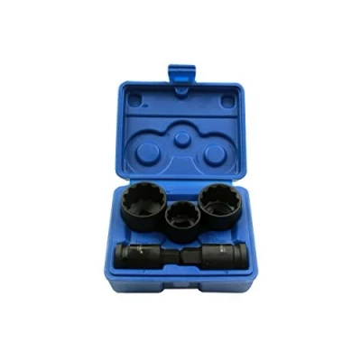 Image of US Pro 2085 5 Pc 1/2 Dr 12 Point Hub Impact Socket &amp; Bit Set for VAG Vehicles