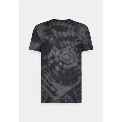 Image of Björn Borg ACE TIE DYE Print Tshirt, Men&#039;s, Size: Large, Black