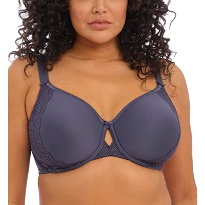 Image of Elomi Women&#039;s El4383 T Shirt Bra, Opaque, Storm, 40GG US