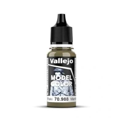 Image of Vallejo Model Color 17 ml Acrylic Paint Khaki