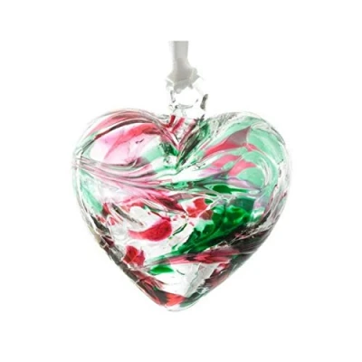 Image of Milford Collection Glass Friendship Heart Small Opal