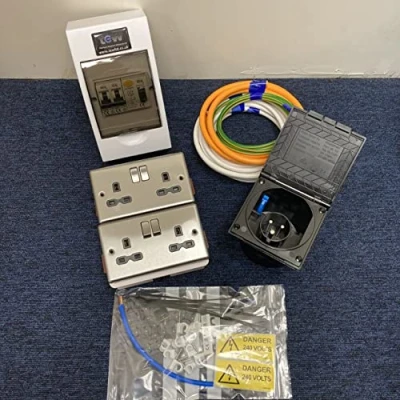 Image of TEW 240V Mains Electric Hook Up Installation Kit Campervan Motorhome Conversion 13
