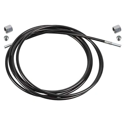 Image of 3875530382, 3875530382S1, A3875530382, A3875530382S1 Hose Line, driver cab tilt unit FEBI BILSTEIN 106205 3100mm