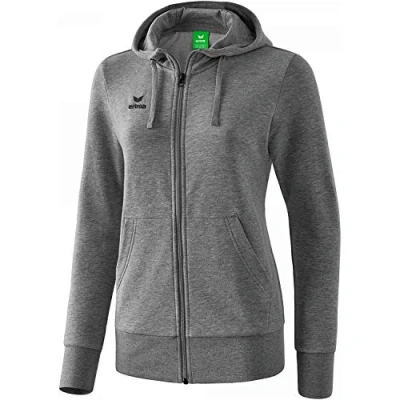 Image of Erima Hooded Sweat Jacket Grey Marl, 34