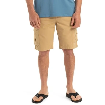Image of Quiksilver Shorts Crucial Battle Cargo Men Brown 30