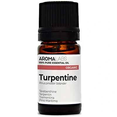 Image of BIO Turpentine Essential Oil 5mL 100% Pure, Natural, Chemotyped and AB/Cosmos Certified AROMA LABS (French Brand)