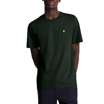 Image of Lyle &amp; Scott Mens Plain T Shirt Argyle Teal (UK, Alpha, M, Regular, Teal)