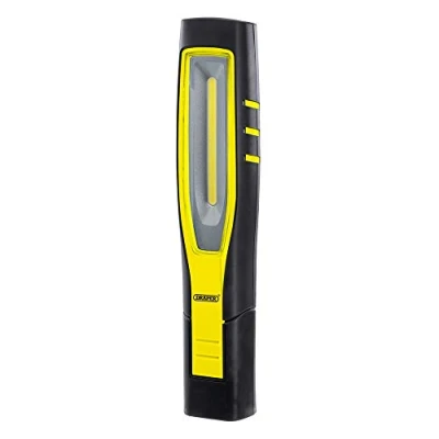 Image of Draper COB/SMD LED Rechargeable Inspection Lamp, 7W, 700 Lumens, Yellow