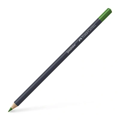 Image of Faber Castell Creative Studio Goldfaber Colour Pencil, (167), Grass Green, Single For Art, Craft, Drawing, Sketching, Home, School, University, Colouring