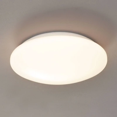 Image of Reality Leuchten Pollux R67831101 LED Ceiling Light Plastic White with 12 Watt Motion Sensor