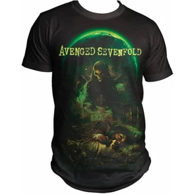 Image of xiugoulovestory Men&#039;S Avenged Sevenfold Killing Moon T Shirt Black S