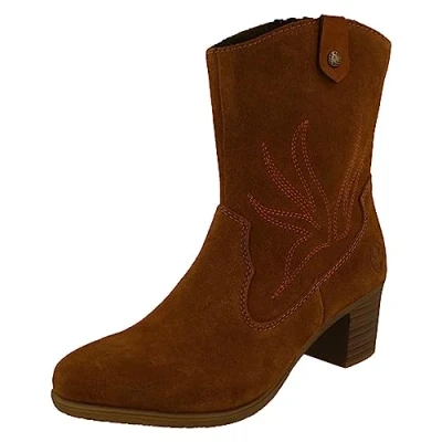 Image of Rieker Womens Y2057 20 Samtcalf Block Heeled Ankle Boots 5 UK