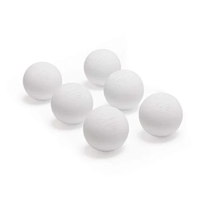 Image of Champion Sports Colored Lacrosse Balls: White Official Size Sporting Goods Equipment for Professional, College &amp; Grade School Games, Practices Recreation NCAA, NFHS and SEI Certified 6 Pack