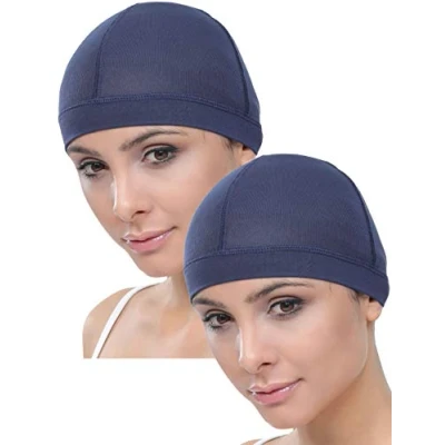 Image of Deresina Bamboo Wig Cap for Hair Loss (2pcs) (Denim)