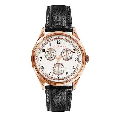 Image of Ted Baker Daquir Men&#039;s 40 mm Leather Strap Watch BKPDQS105