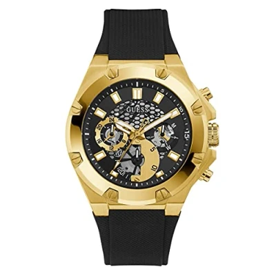 Image of Guess Women Multi Dial Quartz Watch with Silicone Strap GW0334G2