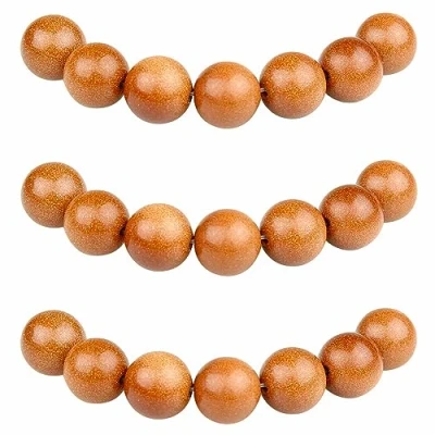 Image of MJDCB Round Stone Beads 6mm Golden Sandstone Loose Gemstone for Jewelry Making Bracelet Necklace 60pcs