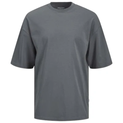 Image of Jack &amp; Jones Jjecharge TEE Basic Tshirt, Men&#039;s, Size: Small, Iron gate