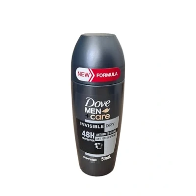 Image of Dove Men+Care Invisible Dry Roll On Deodorant, 50 ml (Pack of 3)