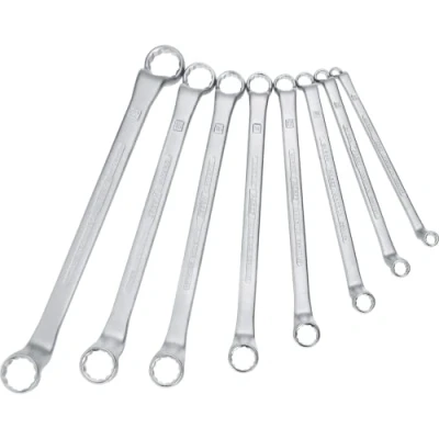 Image of 003589020300, 003589020300DC, W003589020300 Double Ring Spanner Set HAZET 630/8 8 Chrome Vanadium Steel
