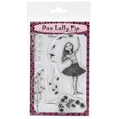 Image of Lindsay Mason Designs A6 Gwendoline Doo Lally Pip Clear Stamp