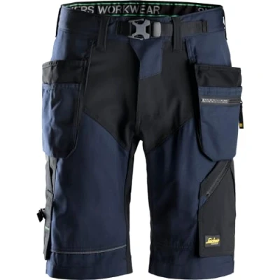 Image of Snickers FlexiWork Work Shorts+ Holster Pockets Navy/Black 46