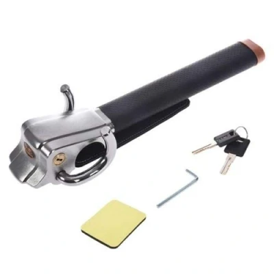 Image of EVERGD Anti theft Car Steering Wheel Lock Antitheft Locking Devices Security Airbag Foldable Safe Device &amp; 2 Keys