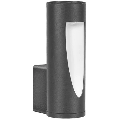 Image of Brit LED Outdoor Modern Wall Lamp Urban grey, Warm White 3000K, IP54
