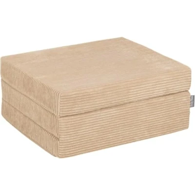 Image of KiddyMoon Multifunctional Foam Mattress Foldable Bed Armchair Kids Children Sofa Folding Toddler Couch Chair For Playroom Bedroom Living Room, Beige