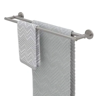 Image of Tiger Noon Towel Rail Double Stainless Steel Brushed, 59.9 x 4.9 12.4 cm