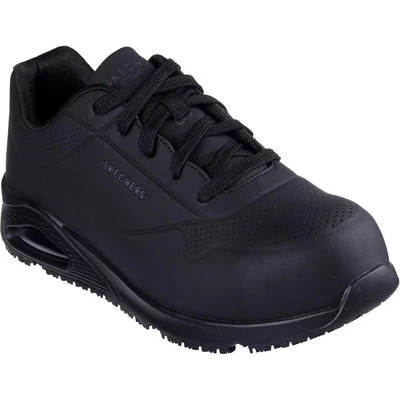 Image of Skechers Men&#039;s Uno SR Doltin Construction Boot, Black, 8 UK