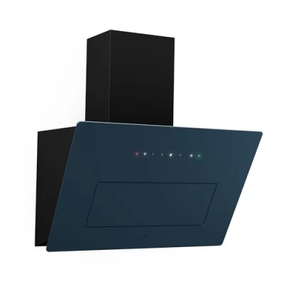 Image of KLARSTEIN SleekAir Cooker Hood 60cm Kitchen Extractor, 686 m3/h Air Flow, A++ Energy Efficiency, Touch Control, Dual Ventilation, LED Lighting 2700 6500K, Anthracite