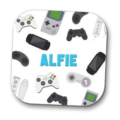 Image of Personalised Gamer Coaster Computer Gaming add a Name