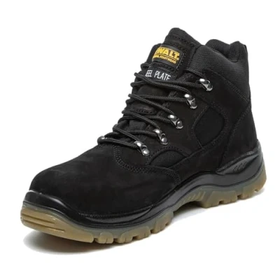 Image of DEWALT Challenger Black S3 Size 4 Waterproof Steel Toe Cap Midsole Work Safety Boots