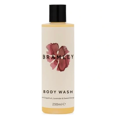 Image of BRAMLEY Body Wash, 250ml Grapefruit, Lavender &amp; Sweet Orange Essential Oils Uplifting and Refreshing 100% Natural Fragrance Vegan Shower Gel