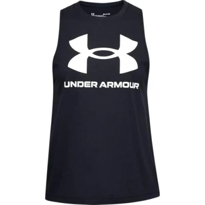 Image of Under Armour LIVE Sportstyle Graphic TANK Top, Women&#039;s, Size: XS, Black