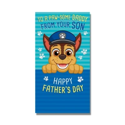 Image of Official Paw Patrol Father&#039;s Day Card Daddy from Son, Fathers to Daddy, Some Climate Pledge Friendly