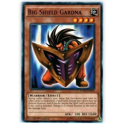 Image of Yu Gi Oh! Big Shield Gardna (YGLD ENB14) Yugi&#039;s Legendary Decks 1st Edition Common