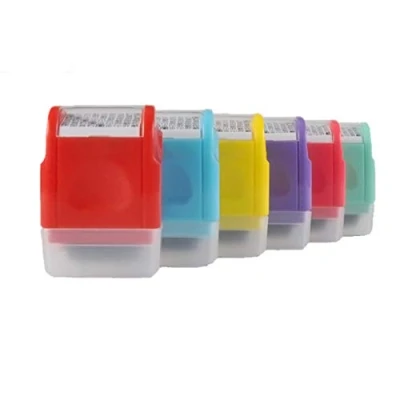Image of GUMEI Personal Identity Protection Stamp Roller Seal Private Information Guarding Theft Prevention Masking out Stamper For Secrecy