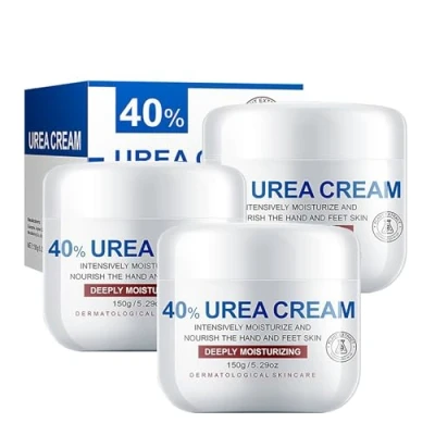 Image of Foot Repair Cream, Cream for Dry Cracked Heels, &amp; Body Feet Moisturizer Natural Nourishes Softens Skin, Thick, Cracked, Rough Skin (3pcs)