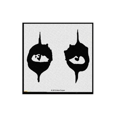 Image of Alice Cooper Black Eyes Embroidered Patch (10 cm x 9 cm)