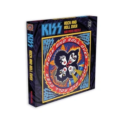 Image of Kiss Rock and Roll Over 500 Piece Jigsaw Puzzle Officially Licenced Perfect for Adults, Family Fans