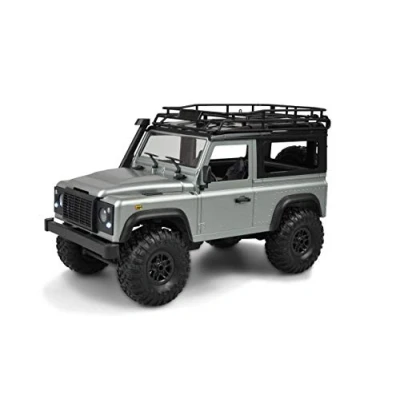 Image of Amewi D90X12 Scale Brushed 1:12 RC Model Car Electric Crawler 4WD Kit 2.4G Grey Silver