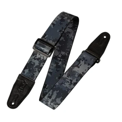 Image of Levy&#039;s Leathers 2&quot; Sublimation Printed Guitar Strap with Genuine Leather Ends. Tri glide adjustable to 65&quot; (MPS2 120)