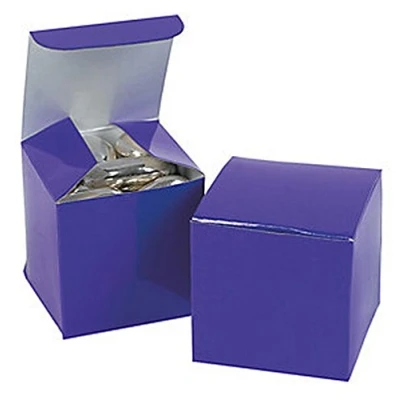 Image of Pack of 12 PURPLE Mini Gift Boxes