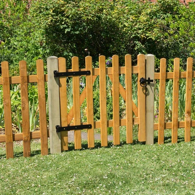 Image of 3ft High Forest Contemporary Pale Gate